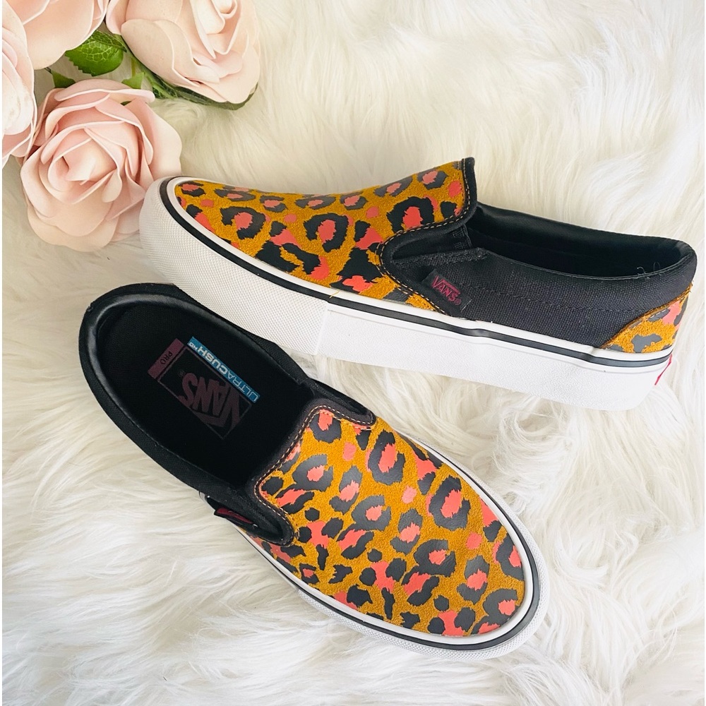 Vans Leopard UltraCush Pro Slip On Sneakers